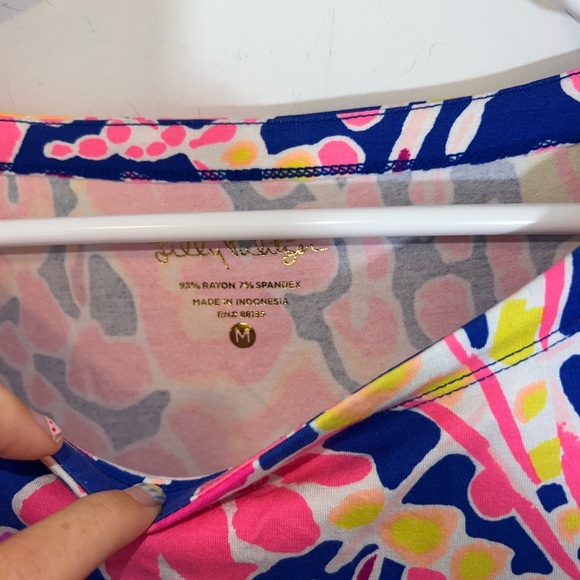 Lilly Pulitzer Sophie Dress in Brilliant Blue Catch And Release Medium - Picture 14 of 14